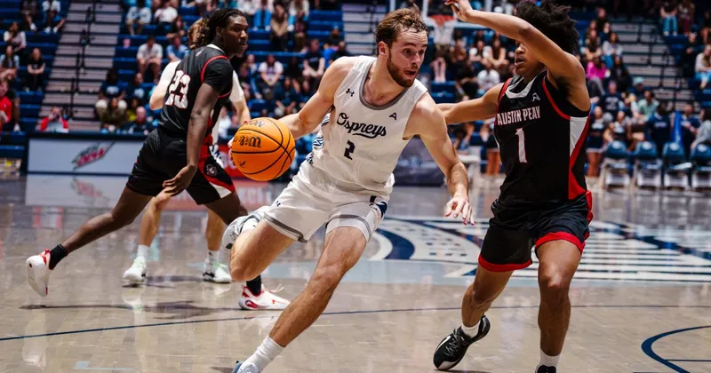 Flyer for UNF Men's Basketball vs Arkansas Little Rock