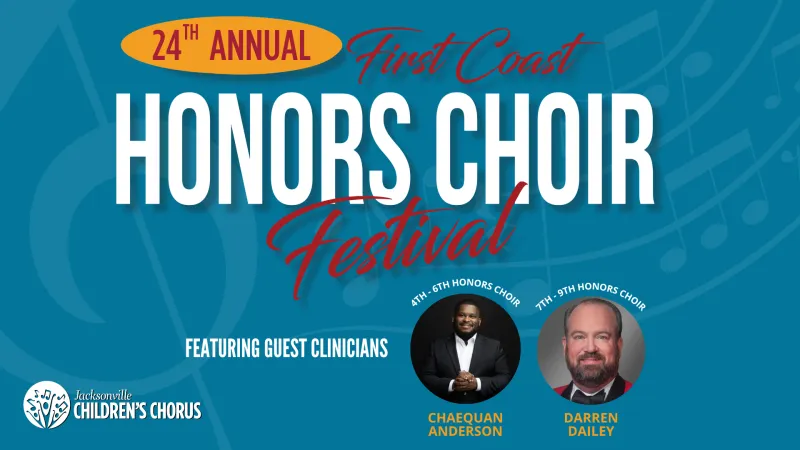 Flyer for The First Coast Honors Choir Festival