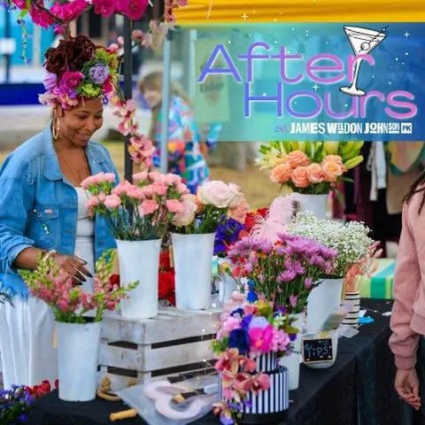 Flyer for After Hours at JWJ Park: Holiday Market!