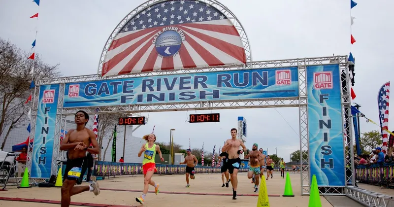 Flyer for Gate River Run
