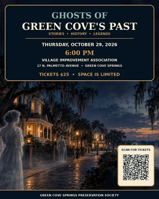 Flyer for Ghosts of Green Cove’s Past