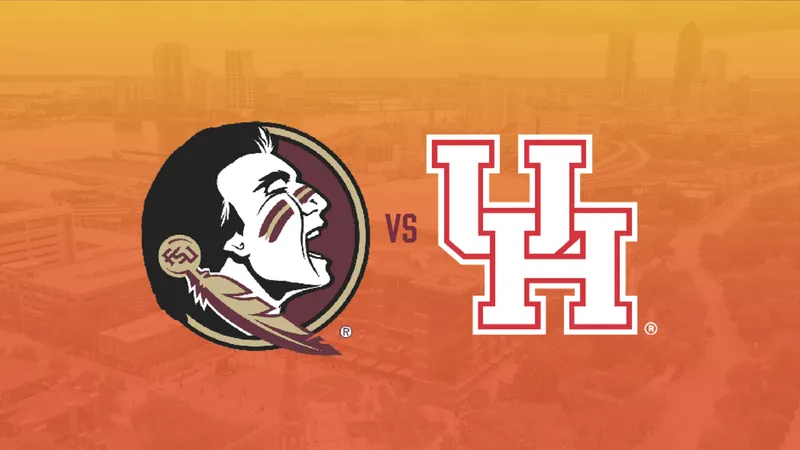 Flyer for Florida State v Houston Men's Basketball