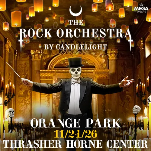 Flyer for The Rock Orchestra by Candlelight