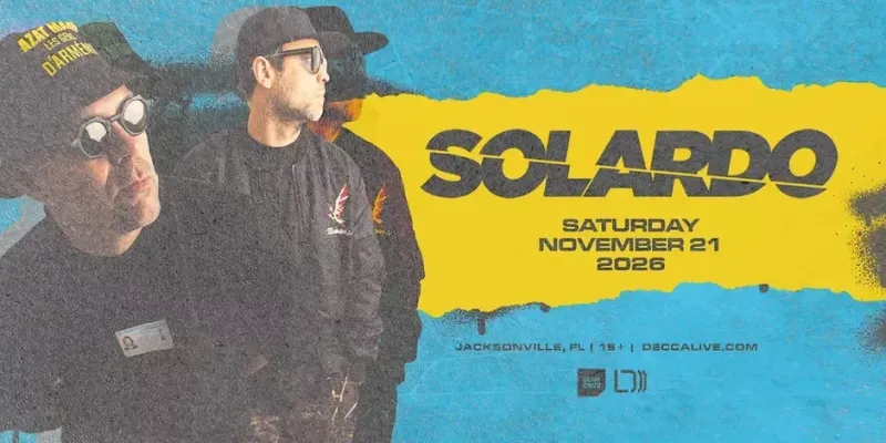 Flyer for SOLARDO at Decca Live
