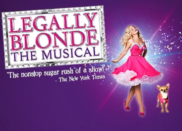Flyer for Legally Blonde The Musical