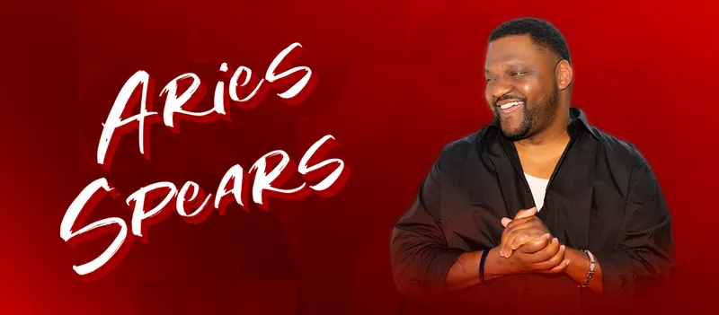 Flyer for Aries Spears