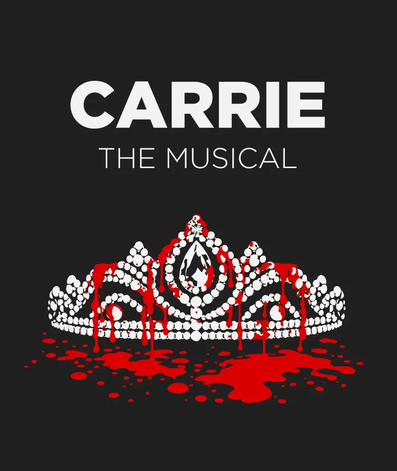 Flyer for Carrie: The Musical