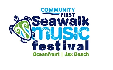 Flyer for Community First Seawalk Music Festival