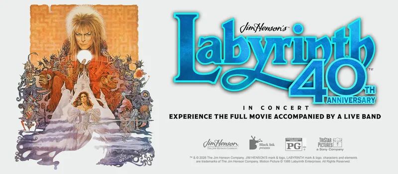 Flyer for Jim Henson’s Labyrinth: In Concert 40th Anniversary