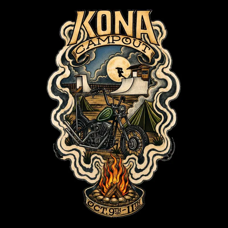 Flyer for KONA CAMPOUT