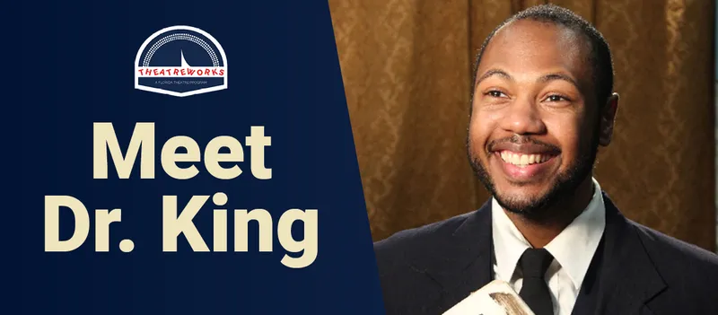 Flyer for Meet Dr King