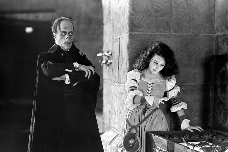 Flyer for The Phantom of the Opera (1925) Silent Film with Live Organ