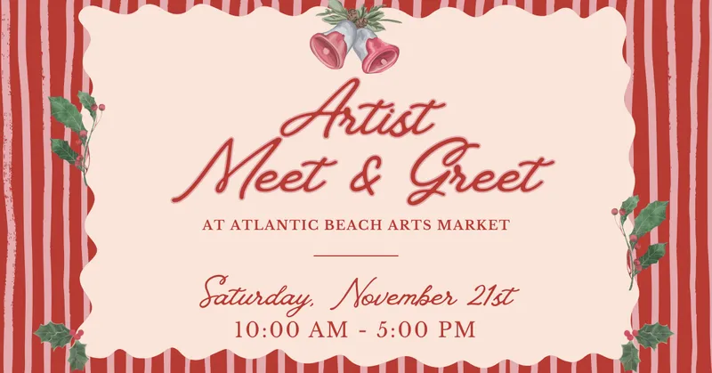 Flyer for 8th Anniversary & Artist Meet & Greet