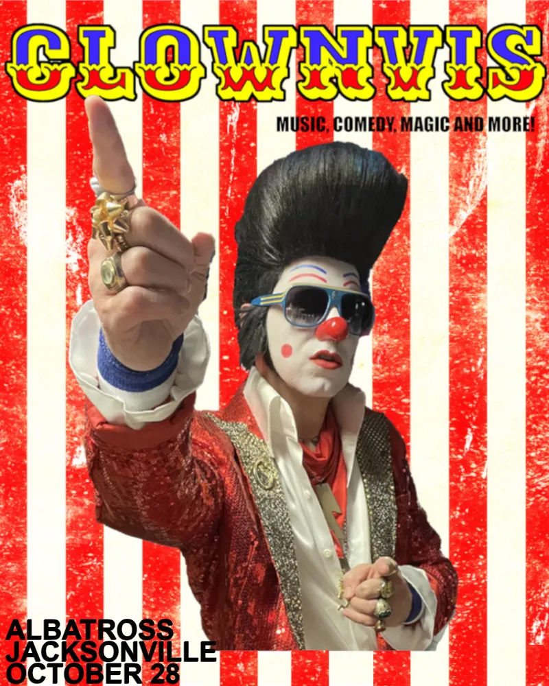 Flyer for CLOWNVIS PRESLEY