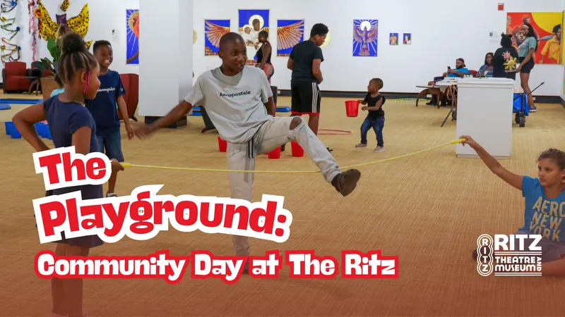 Flyer for The Playground: Community Day