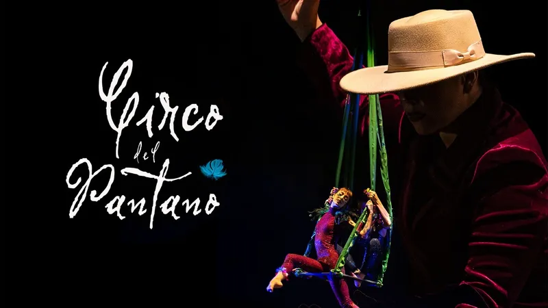 Flyer for Jacksonville Dance Theatre presents Circo Del Pantano --- an electrifying modern dance circus