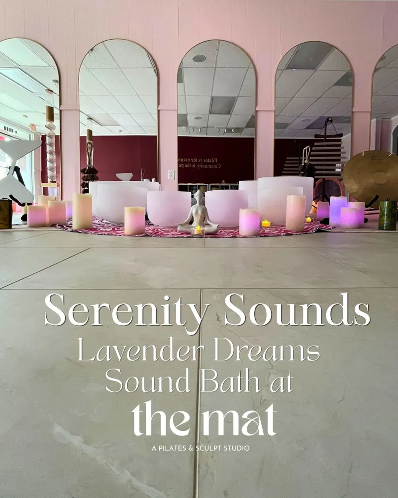 Flyer for Lavender Dreams Sound Bath in Jacksonville, FL | San Marco