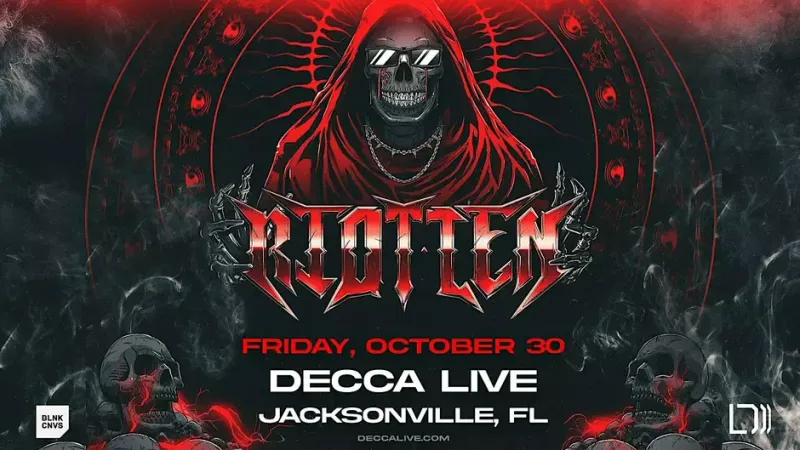 Flyer for Riot Ten at Decca Live