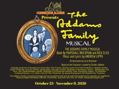 Flyer for Addams Family