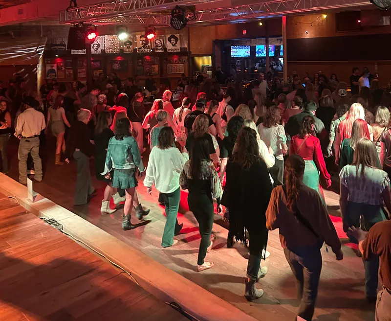 Flyer for Line Dance Lessons