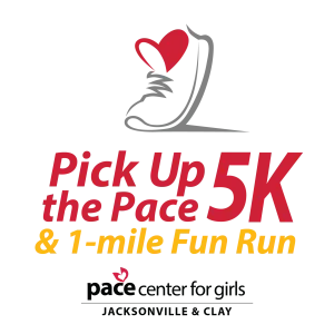 Flyer for Pick Up the Pace 5K & 1 Mile Fun Run