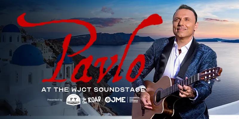 Flyer for Pavlo LIVE at the WJCT Soundstage