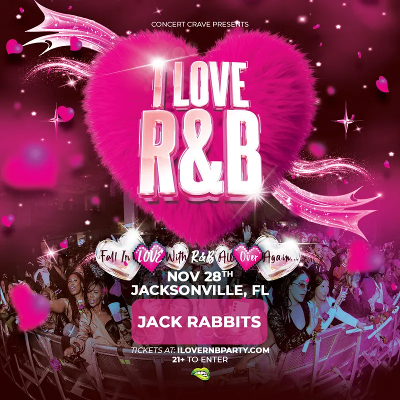 Flyer for I LOVE R&B PARTY