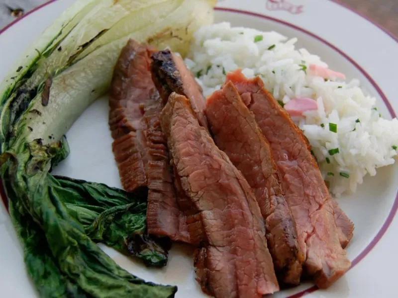 Flyer for Asian-Inspired Steak Night