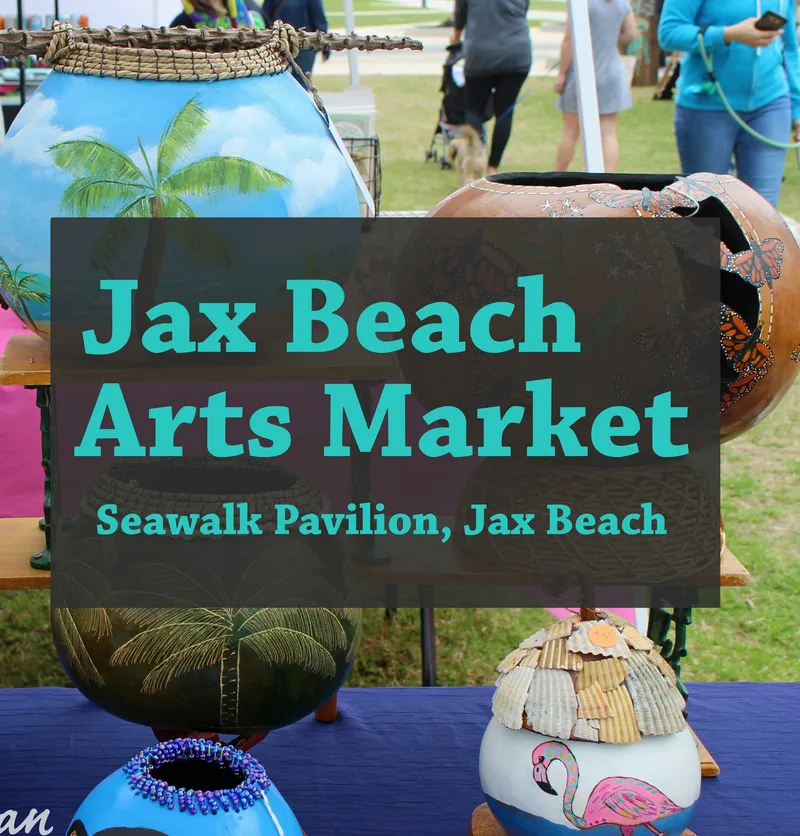 Flyer for Jax Beach Arts Market