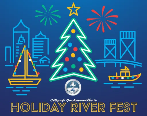 Flyer for Jacksonville Holiday River Fest