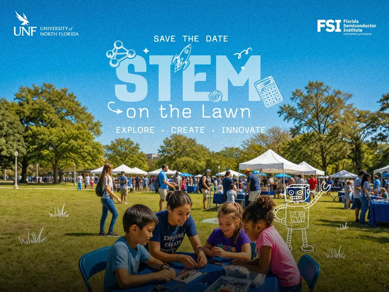 Flyer for STEM on the Lawn 2026