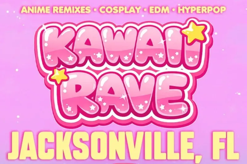 Flyer for Kawaii Rave - 18+