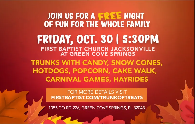 Flyer for Trunk of Treats
