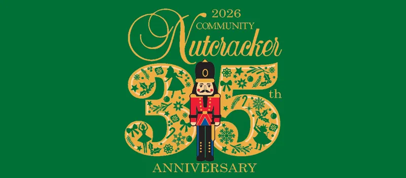 Flyer for THE 35th ANNUAL COMMUNITY NUTCRACKER