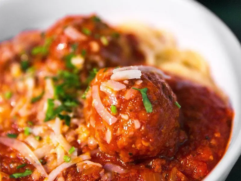 Flyer for Spaghetti and Meatballs From Scratch