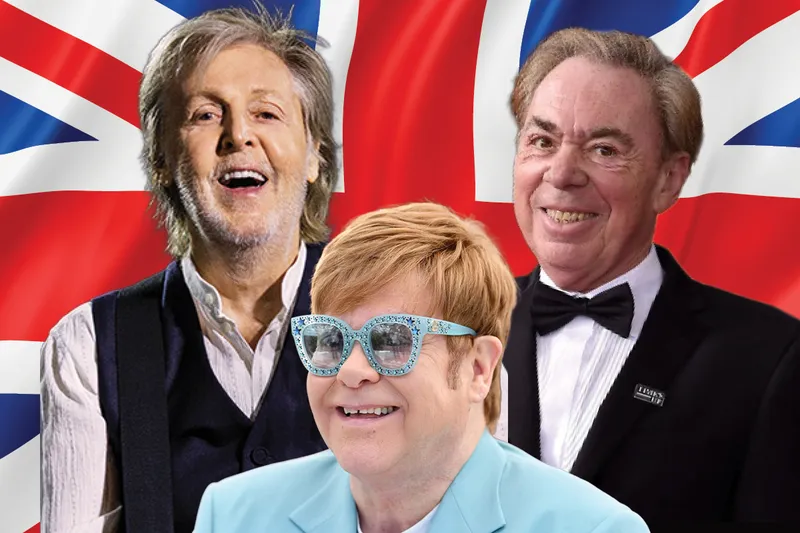 Flyer for Music of the Knights: Elton, McCartney & Lloyd Webber - Matinee