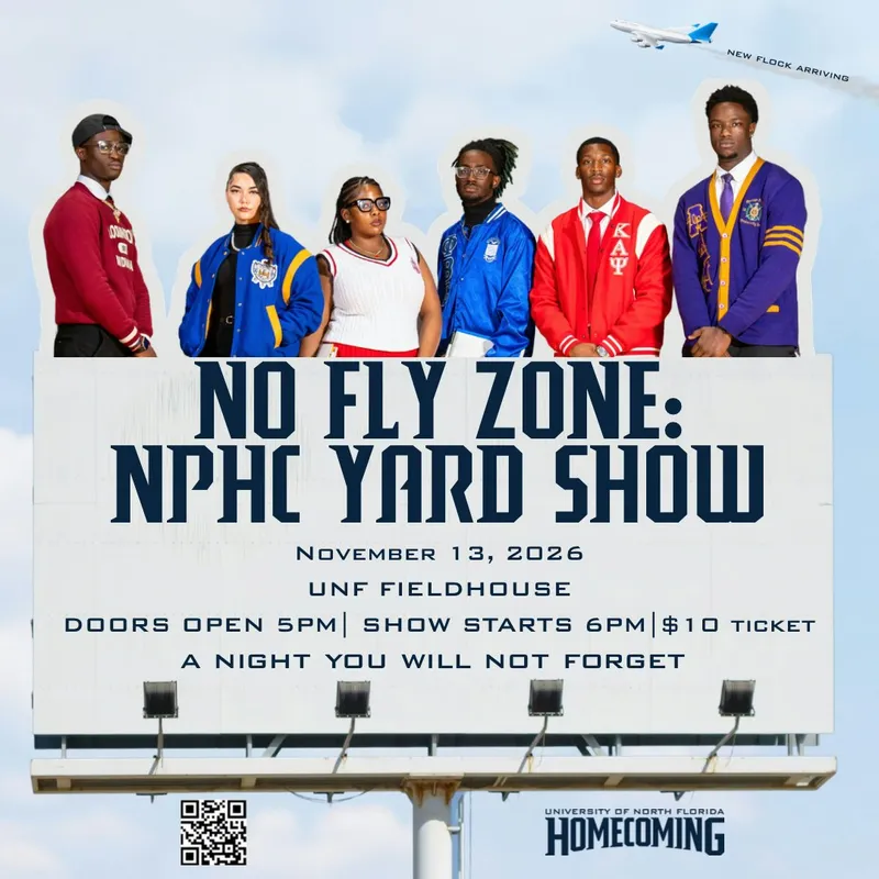 Flyer for NPHC Yard Show