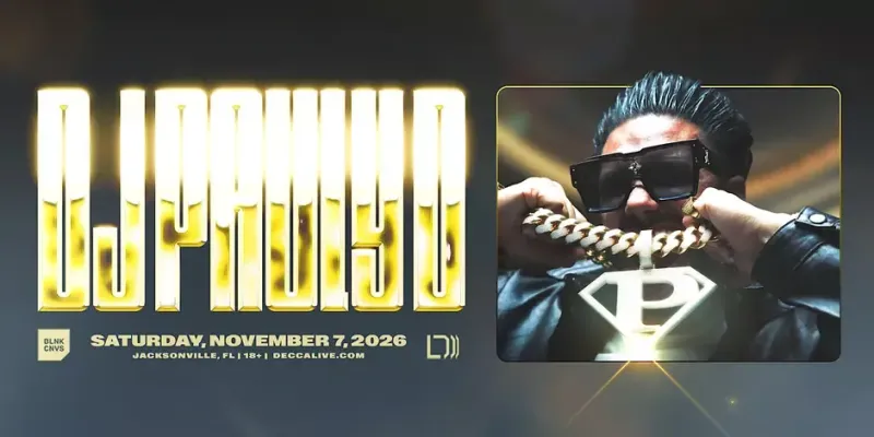 Flyer for DJ Pauly D @ DECCA LIVE