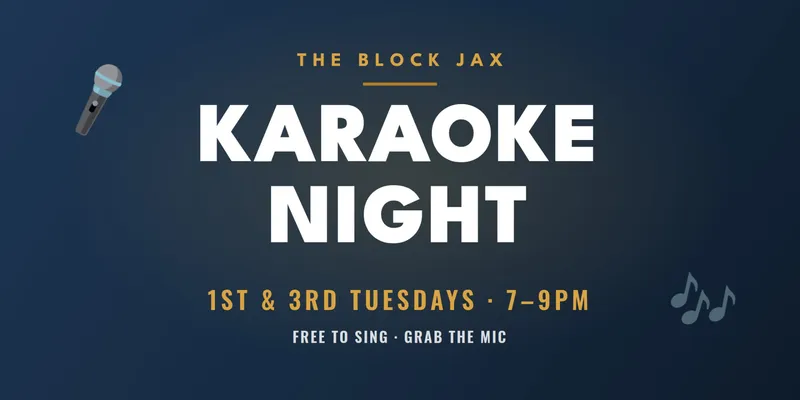 Flyer for Karaoke Night