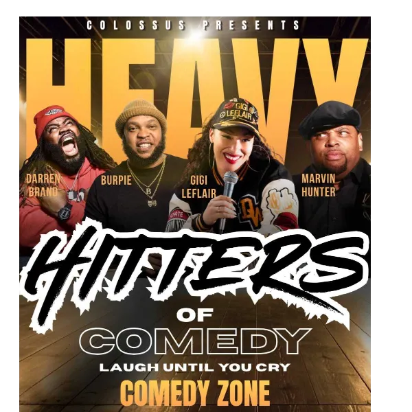 Flyer for Heavy Hitters of Comedy