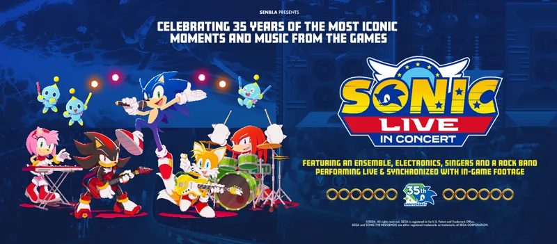 Flyer for Sonic Live In Concert