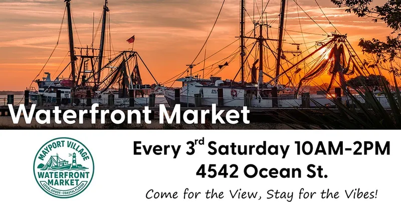 Flyer for Mayport Village Waterfront Market