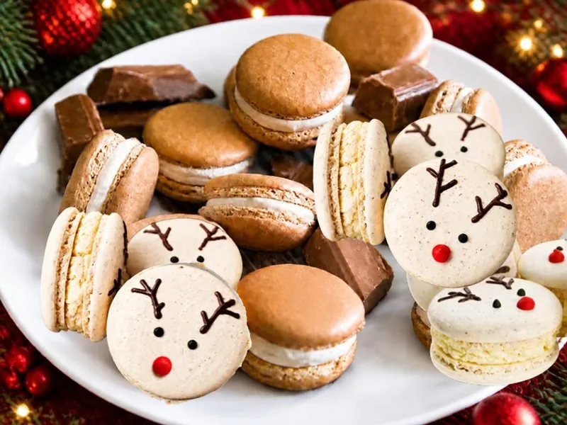 Flyer for Holiday Macarons