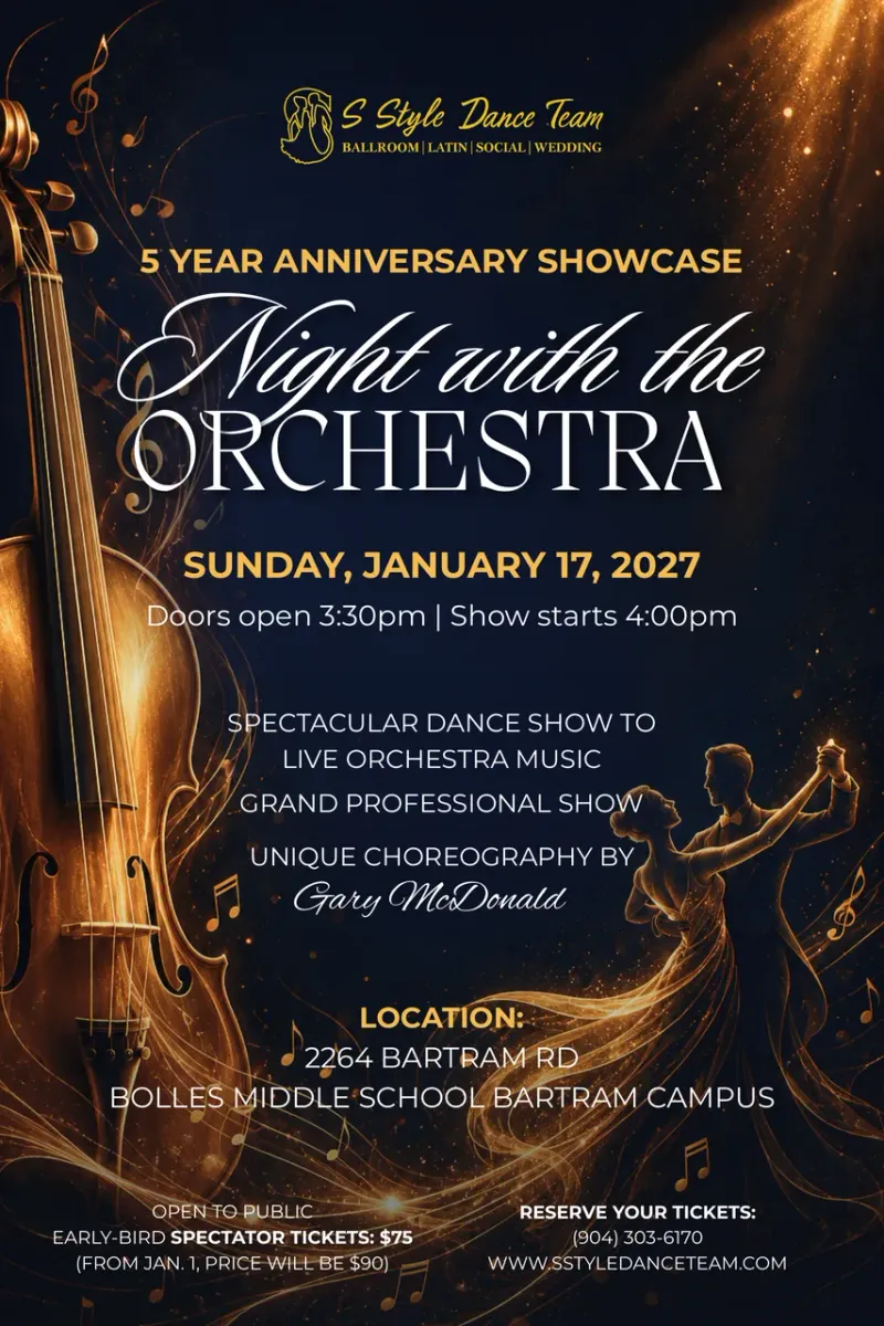Flyer for Night with the Orchestra