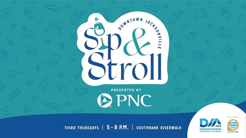 Flyer for Sip & Stroll