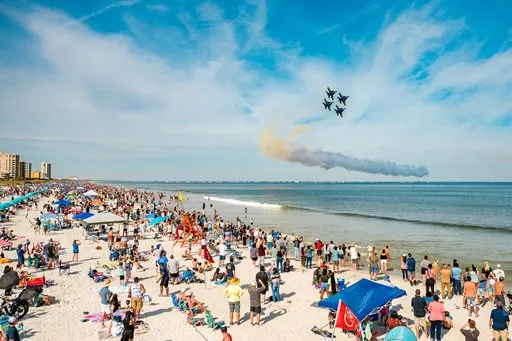 Flyer for Sea and Sky Air Show 2027