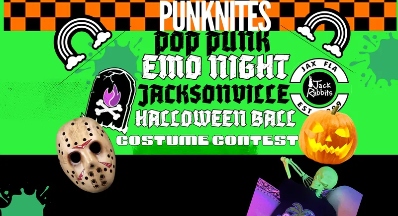 Flyer for EMO HALLOWEEN BALL