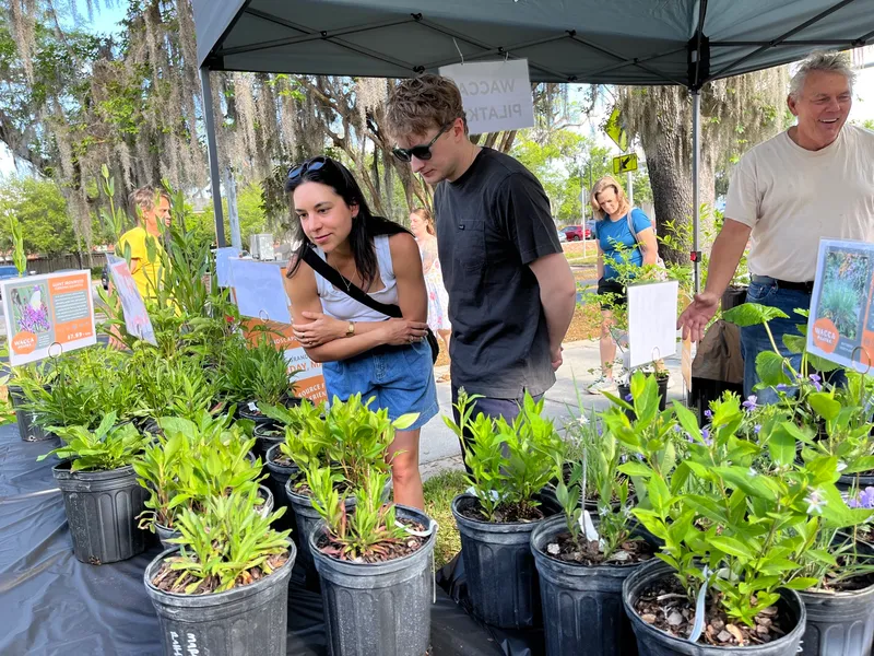 Flyer for Spring Bloom: Plant Sale & Women Makers Market