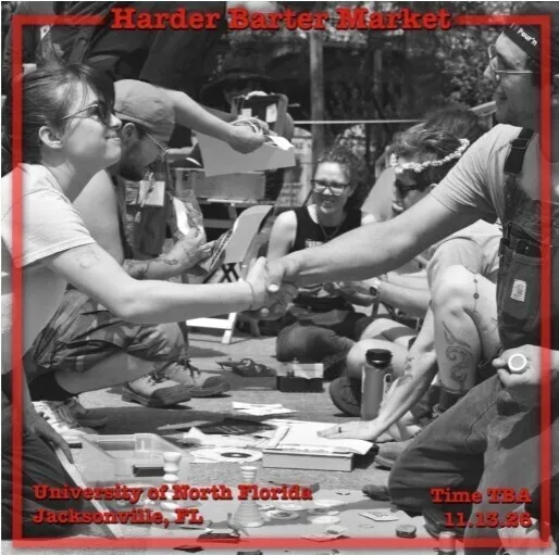 Flyer for Harder Barter Market