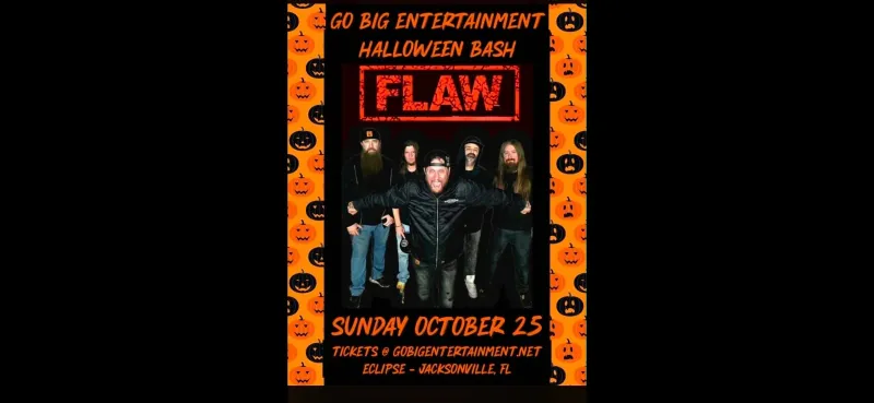 Flyer for Flaw (Live Band)